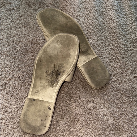 Tory Burch Cream Slide Sandals - Picture 7 of 10